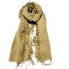 New Solid Color Tassel Imitation Cashmere Scarf on Both Sides for Women Autumn and Winter Versatile Shawl High End Winter Warm Thickened Scarf