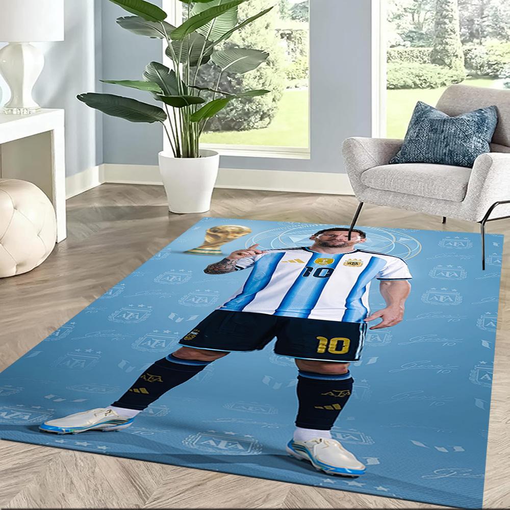 Messi 149 Area Rug Suitable for Bedrooms Decorate Room Living Rooms Entryway Antislip Carpet Office Home Decor Perfect Birthday/Christmas Gift Idea