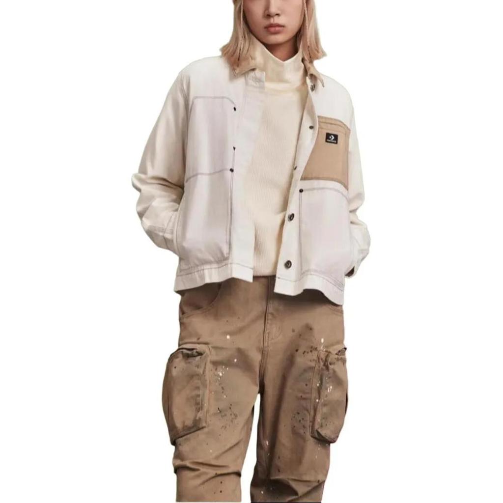 Converse Jackets Coats Women's White (Unisex) Jackets 10026051 A01