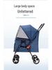 Detachable & Foldable Pet Stroller for Small To Medium Dogs & Cats