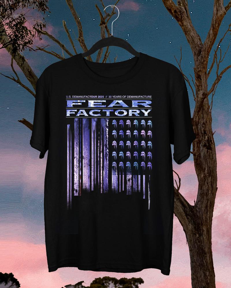 FEAR FACTORY 30 YEARS OF DEMANUFACTURE All Size S-5Xl OM1987 Unisex T-Shirt XXL