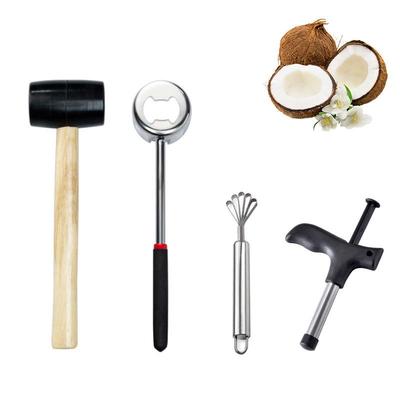 [] Coconut Opener Tools Creative Dual-purpose Hand Hole Puncher Hammer Coconut Breaker Kitchen Gadgets For Fresh Coconut Water