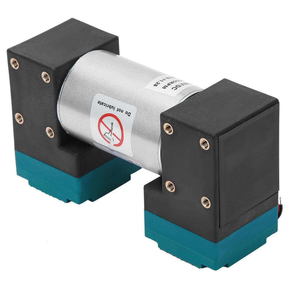 Mini Vacuum Pump Large Flow Low Noise -90~350kpa 24W 10~20L/min