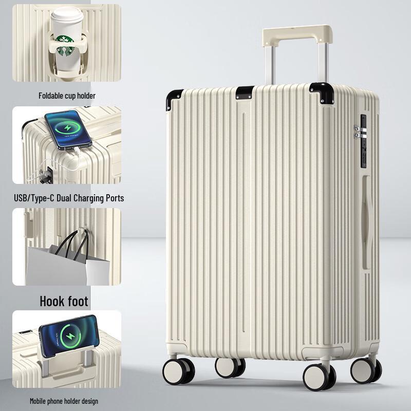 KarLot Hardside Spinner Luggage 26-inch