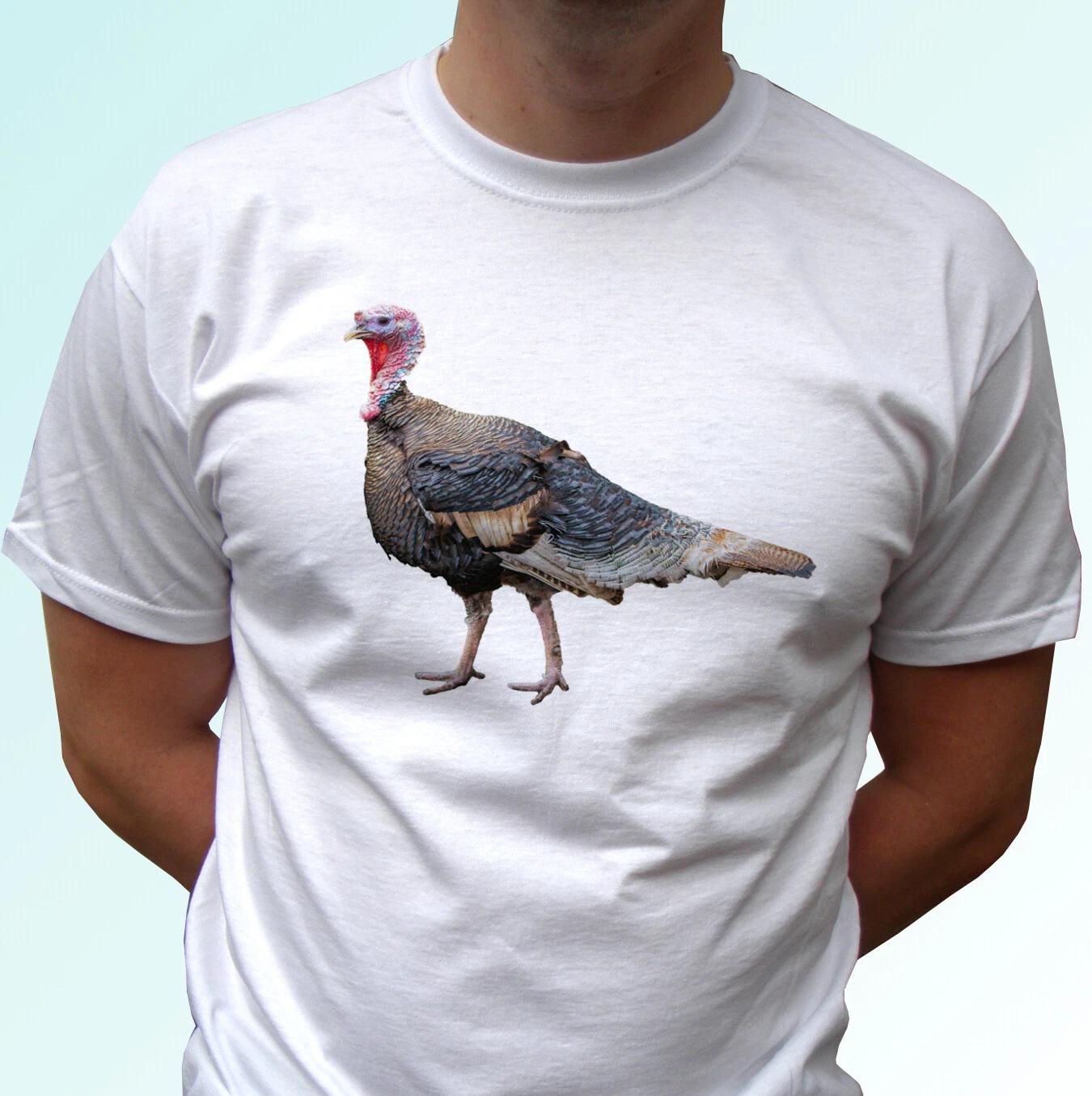 

Turkey bird kids boys T-Shirt tee top meleagris animal art gift s s kids baby size 120