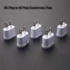 Us Plug To Eu Plug Στρογγυλή και επίπεδη υποδοχή μετατροπέα μετατροπής βύσματος διπλής χρήσης