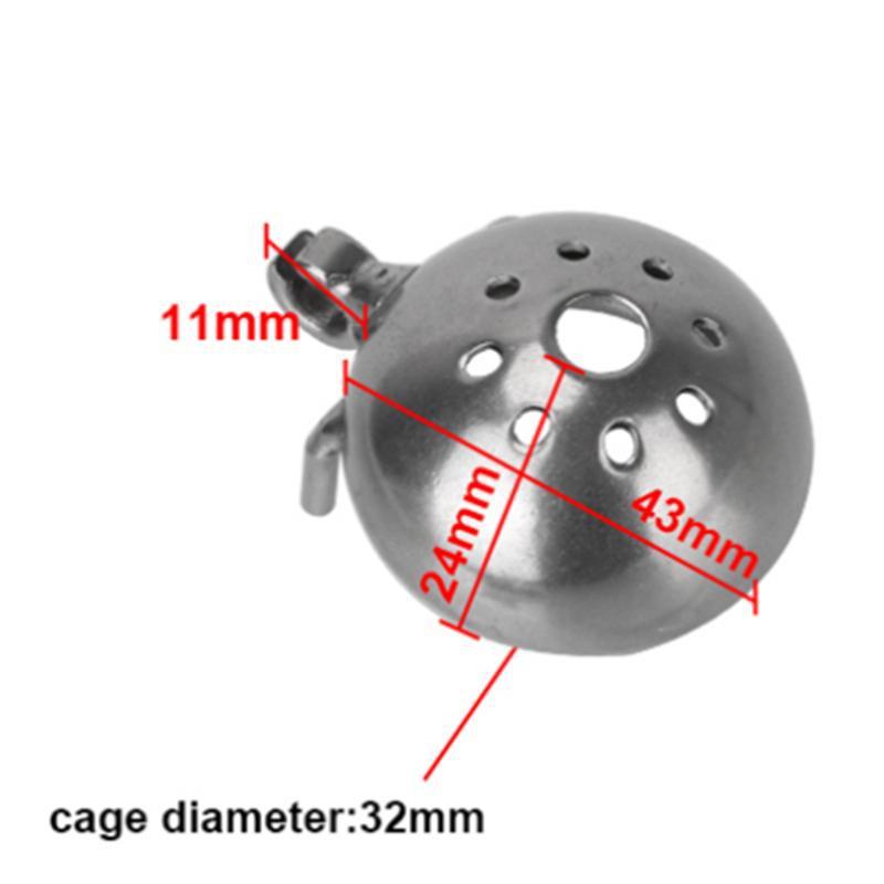 3 typy Volitelný Zámek klece pro muže z nerezové oceli v plně uzavřeném provedení