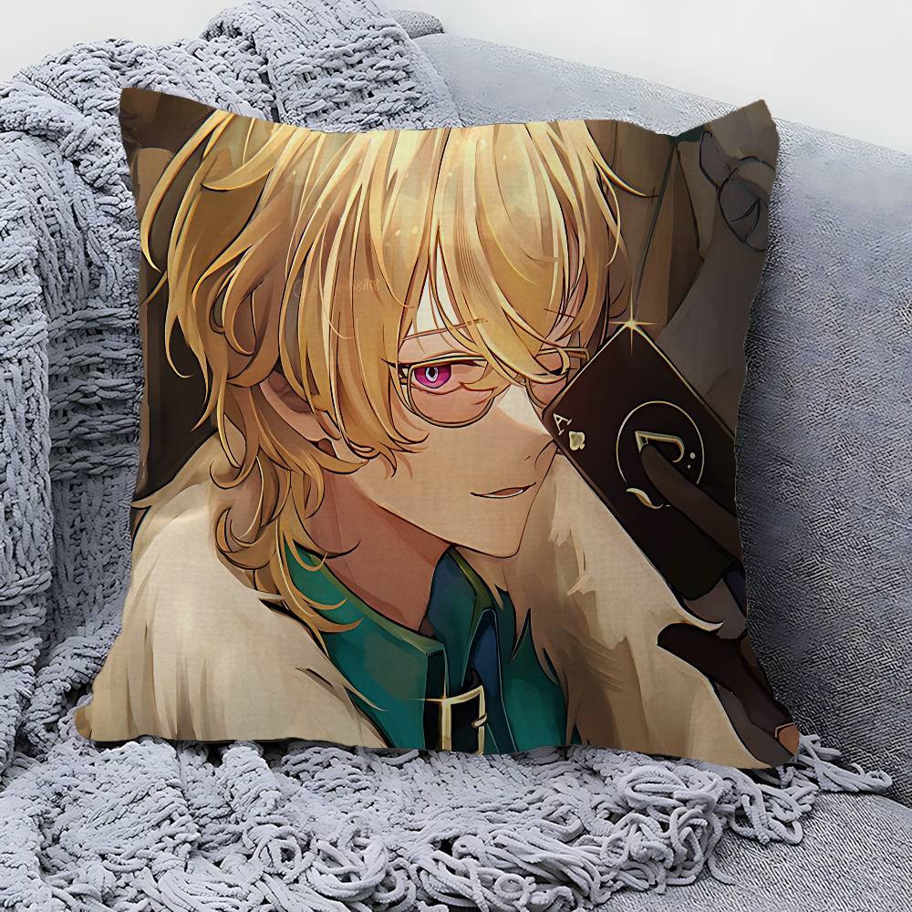 Game Honkai Star Rail Aventurine Pillow Gift Home Office Decoration Bedroom Sofa Car Cushion Cover Case X