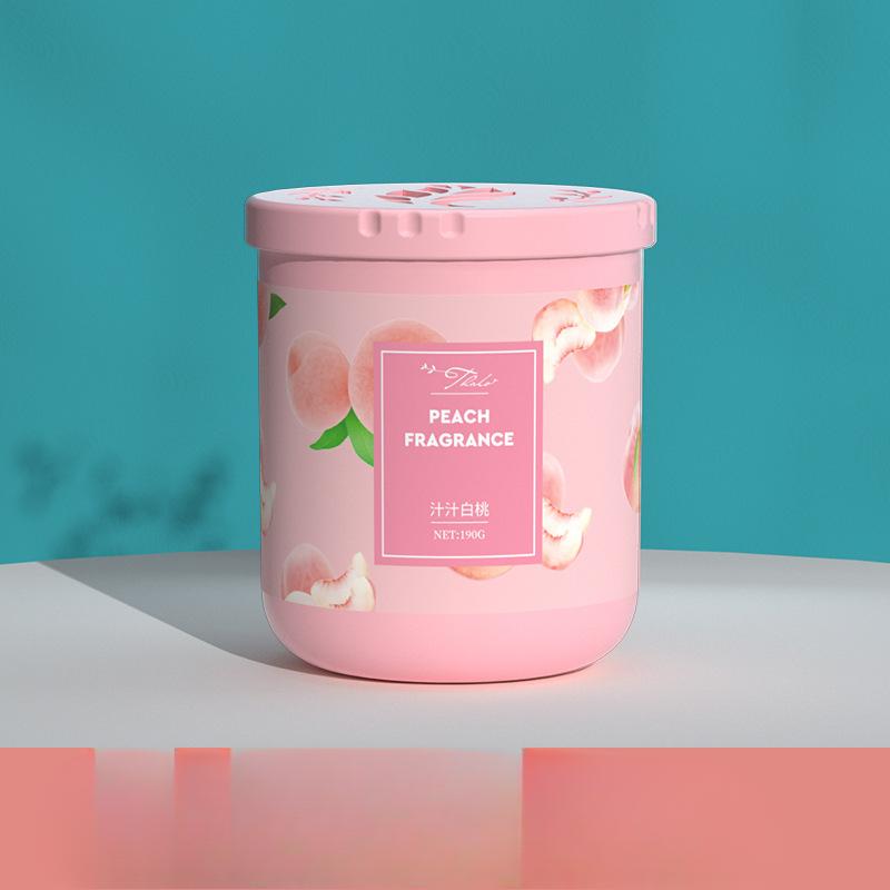 

Парфюмированный освежитель воздуха Мороженое Ароматерапия Стойкий аромат Дезодорирующий твердый бальзам Для помещений White Peach/9095F