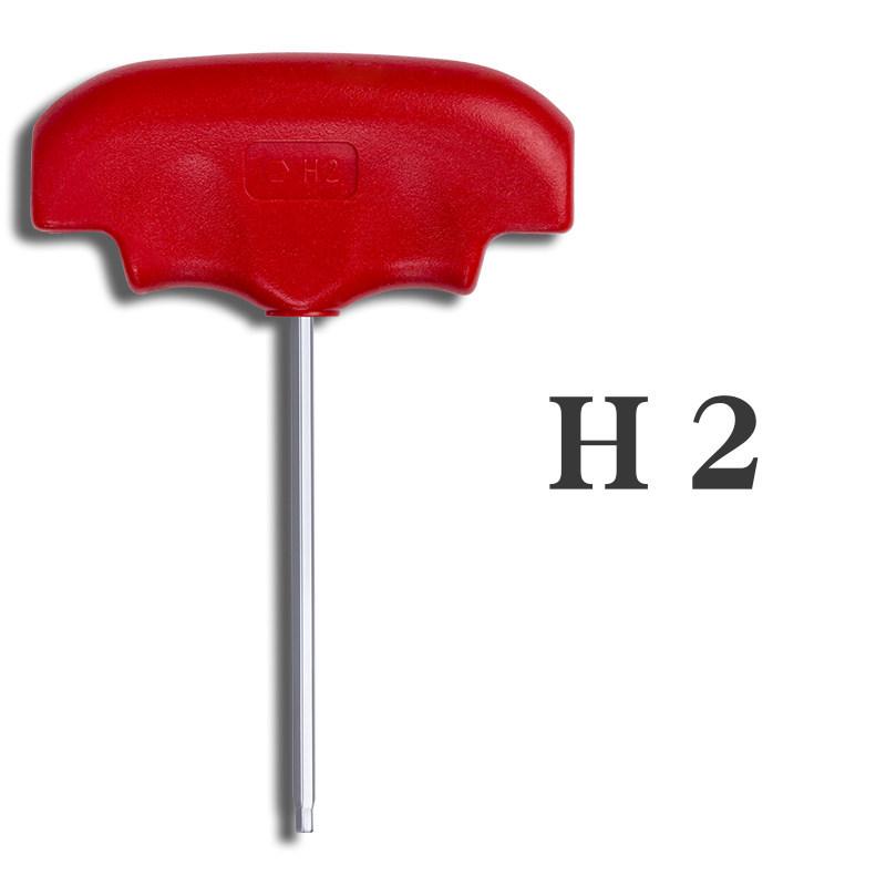 T-Handle Mini Hex Key Screwdriver Set: 2, 2.5, 3, 4, 5mm