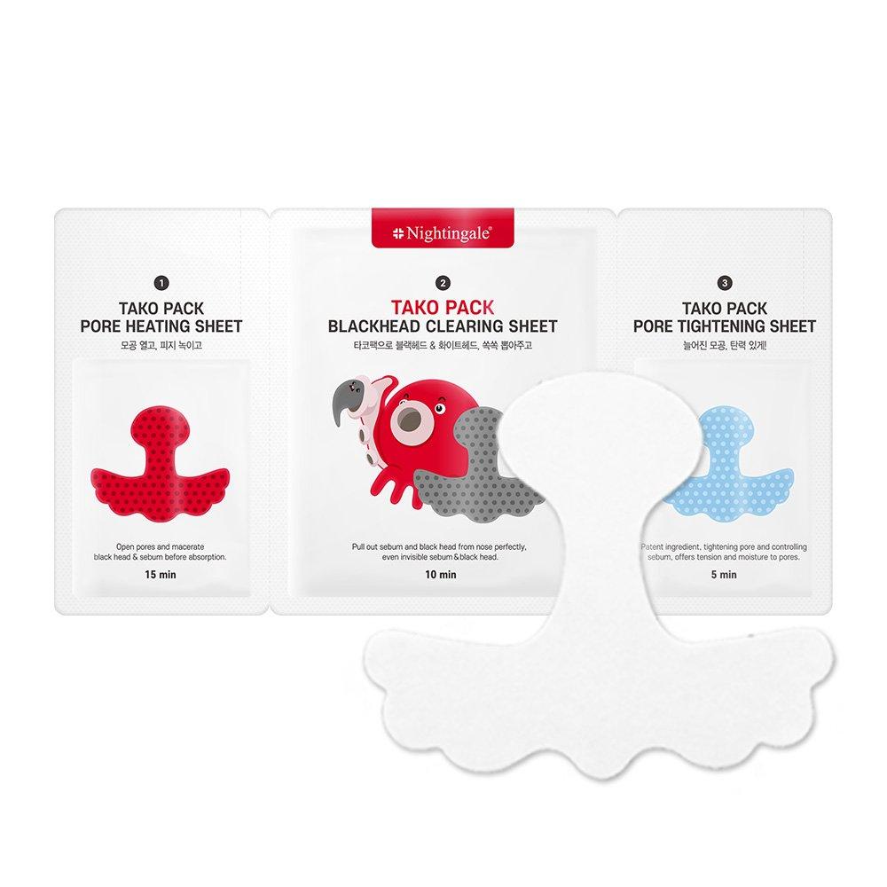 3STEP Taco Pack [Octopus Adsorption Pack] 3 Sheets (STEP01: 4g, STEP02: 2.4g, STEP03: 4g)