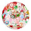 50 New Christmas Graffiti Stickers Doors and Windows Wall Computer Box Helmet Decoration Stickers