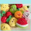 Llavero de Peluche de Fruta con Relleno de Algodón PP Perfecto para Niños y Coleccionistas