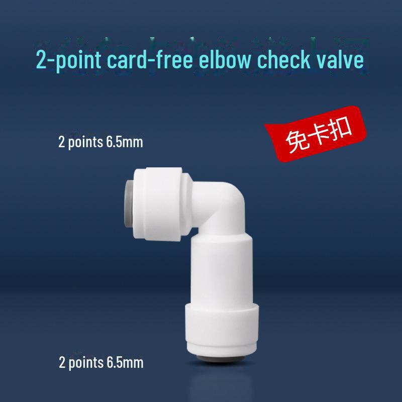 Pure Water Direct Drinking Machine with Quick Connect L-Type Elbow and Two-Way Check Valve