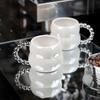 Light Luxury High End Coffee Cups Household Afternoon Tea Ceramic Mug Solid Color Exquisite Breakfasts Milk Cup Unique Tableware