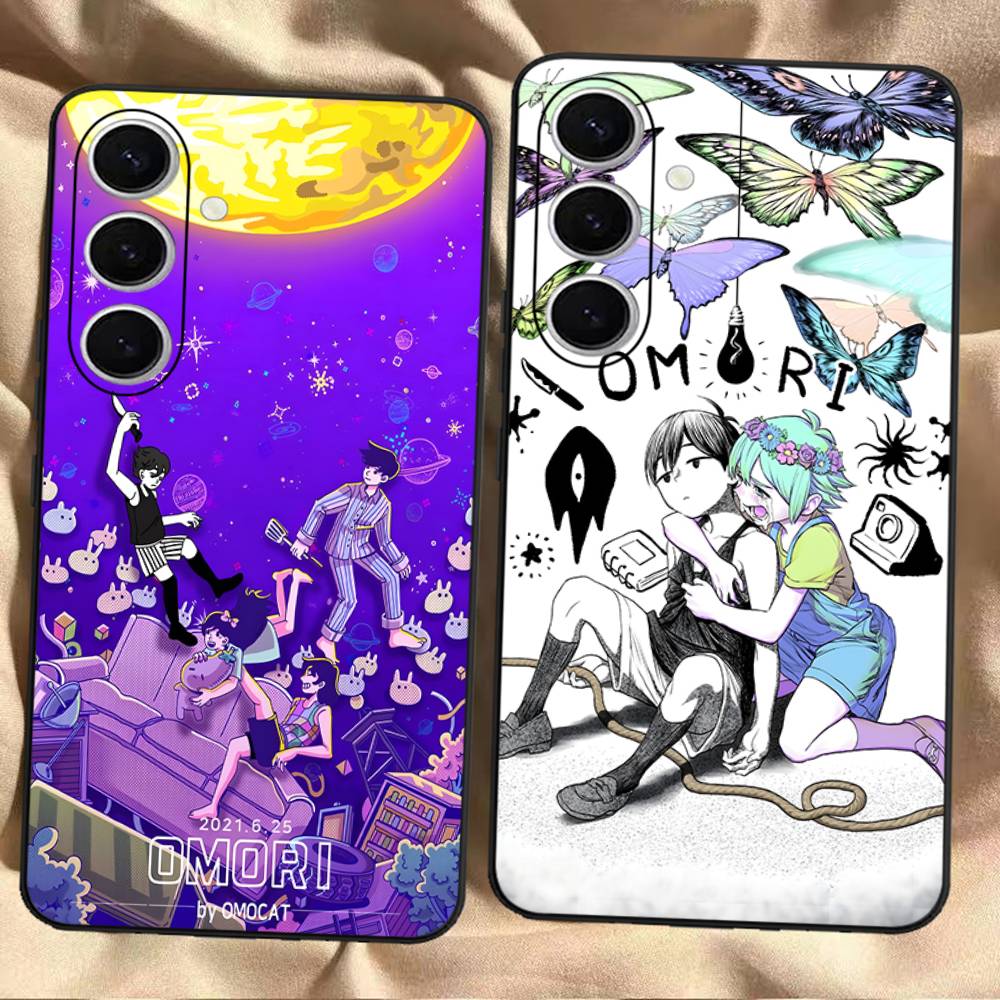 Game Omori Phone Case For Samsung S 24 Fe 25 Ultra Plus 20 Lite 21 30 22 23 24 22 Ultra 5G Fundas