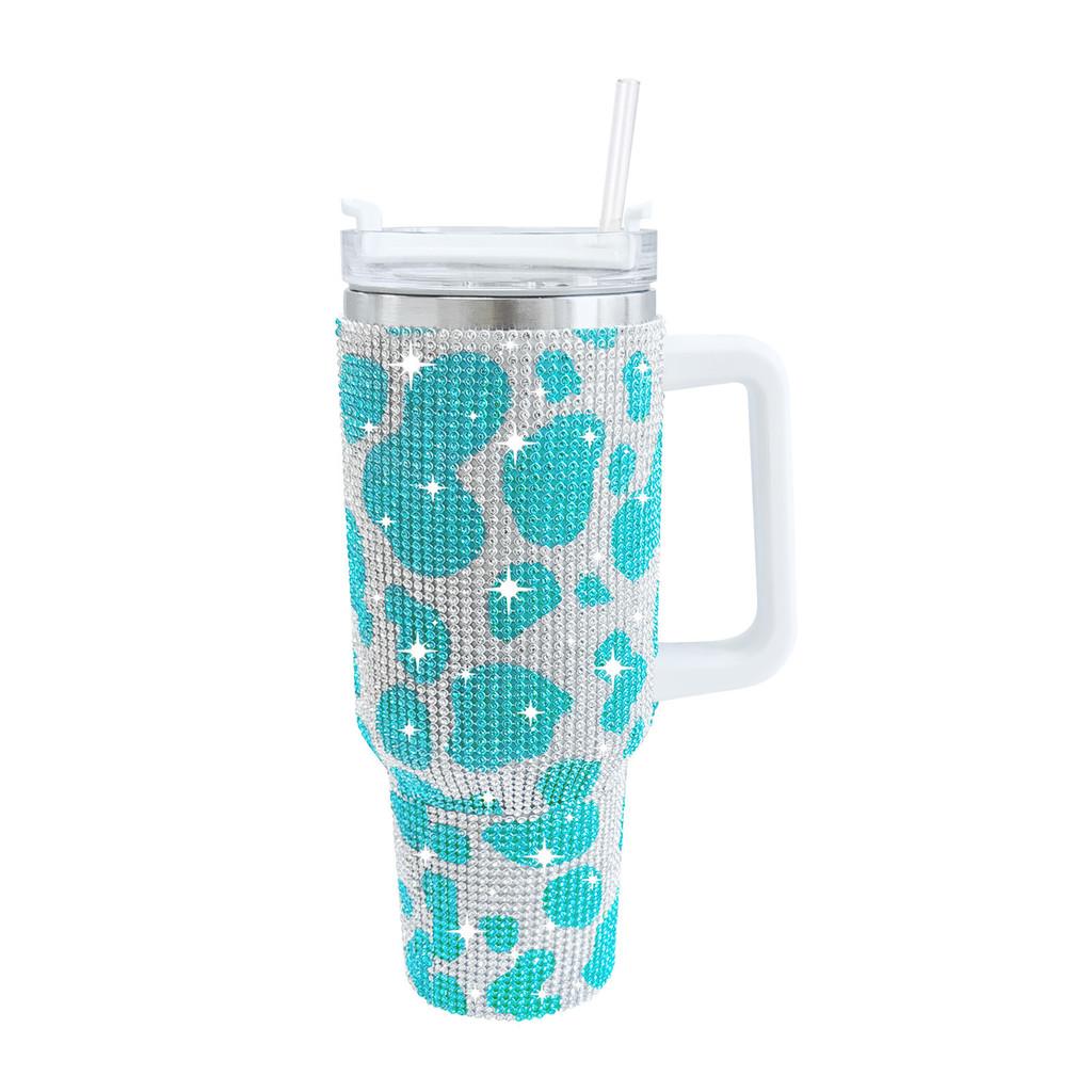 Insulated Travel Mug With Handle And Straw For Commuting And Outdoors