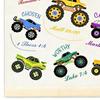 Truck Wall Decor Bedroom Decor Hangable Flag Banner For Girls Boys Nursery Bedroom Playroom Birthday Study Hallway Daycare