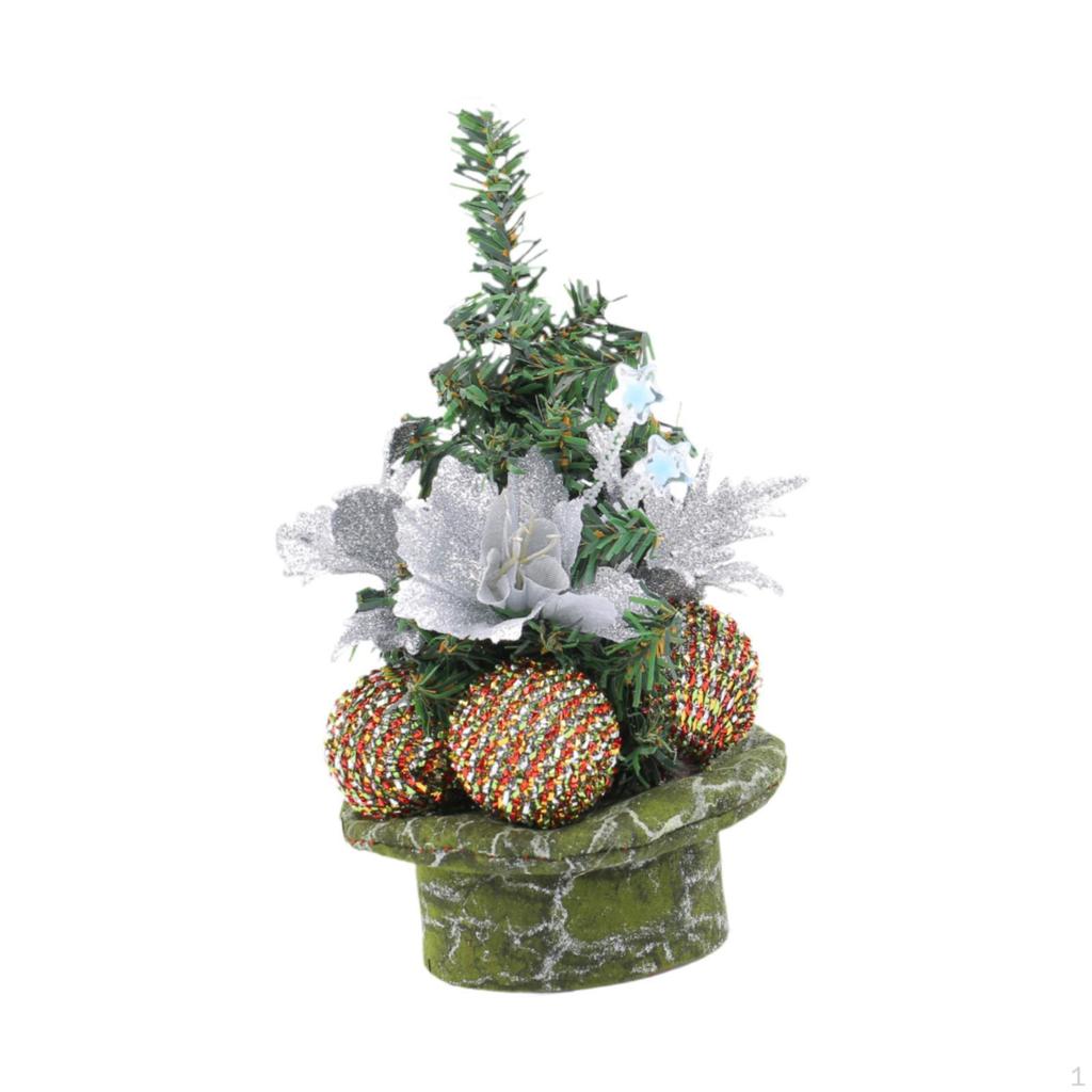 Artificial Christmas Centerpiece in Pot for Decoration