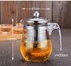 Hot sale 500ml Heat Resistant Glass Tea Pot,Coffee Teapot Flower Tea Set Puer kettle Convenient Office Teaset 1pcs,kung fu tea