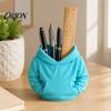 Decorative Desk Accessories Clothes Shape Pen Holder, Large Capacity Desktop Organizer, Handmade Organizer for Office Aesthetic Pencil Cup Supplies
