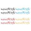 Weatherproof Decals Butterfly Floral Design Auto Exterior Decoration