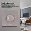 50W Wall Mount Volume Control, 5 Gears Tuning Knob, Grey