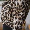 Vestito Sottile Facile da Indossare Poliestere Manica Lunga Donna Vestito Mini per Quotidiano