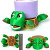 Coaster Turtle Cup Pad 3d Printed Panicked Turtle Cup Mat Tea Fun Coffee Mug Drinks Holder Tableware Decorative Home Decoration