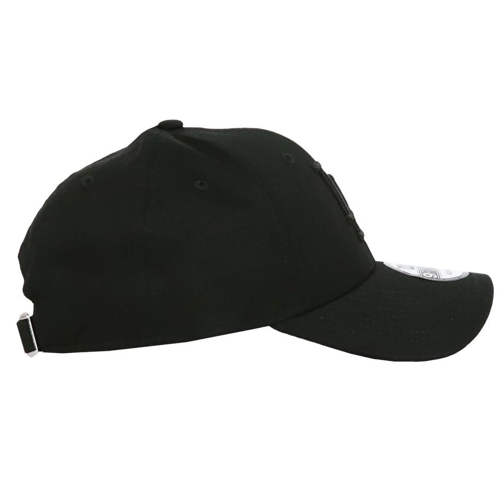 Kšiltovka New Era pro muže a ženy 9FORTY Klobouk MLB Major League Baseballová kšiltovka Unisex Logo Značka Los Angeles Dodgers Essential Celá černá Jedna velikost 12052000