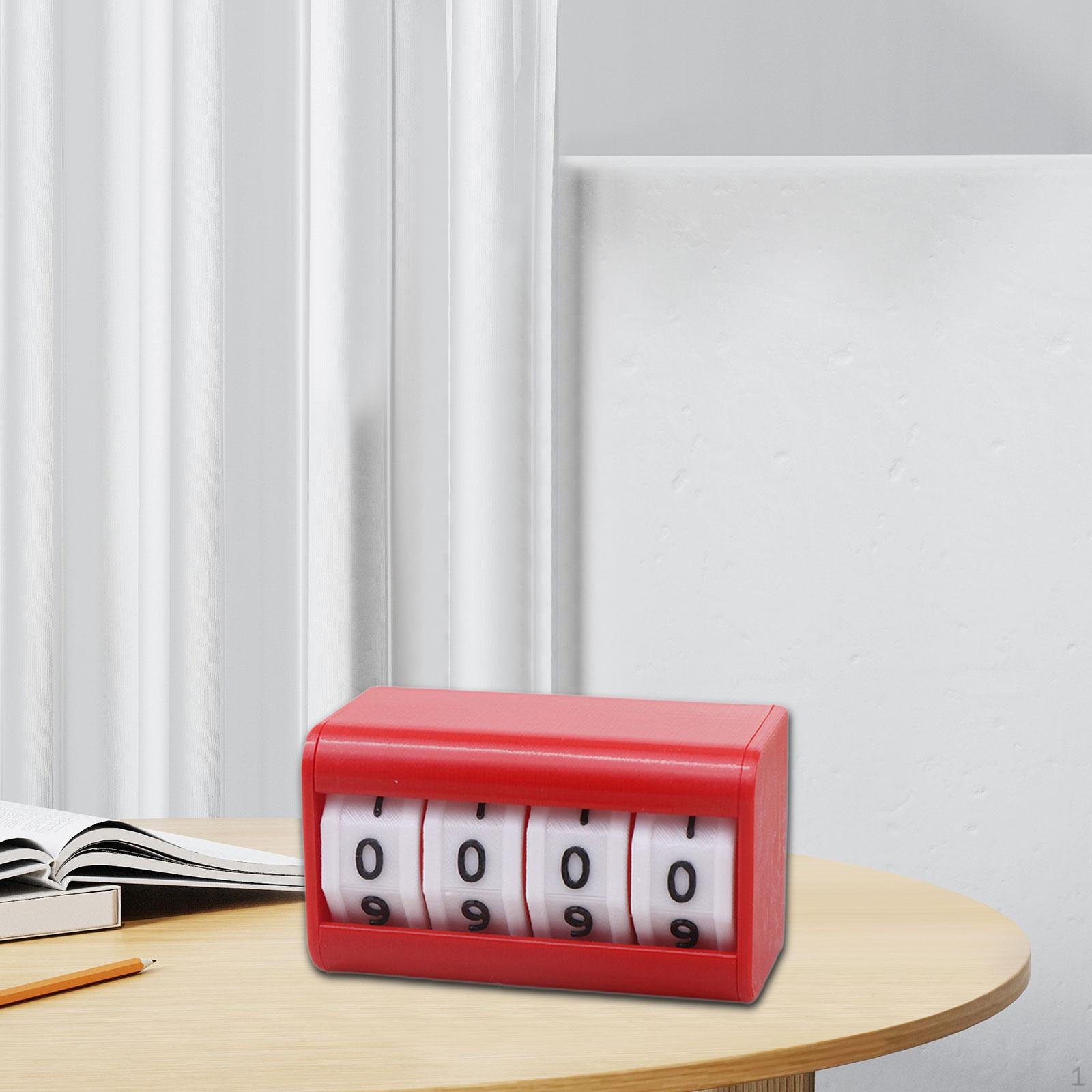 

Billiard Scoreboard Score Counter Keeper for Classroom Physical Education Activities красный