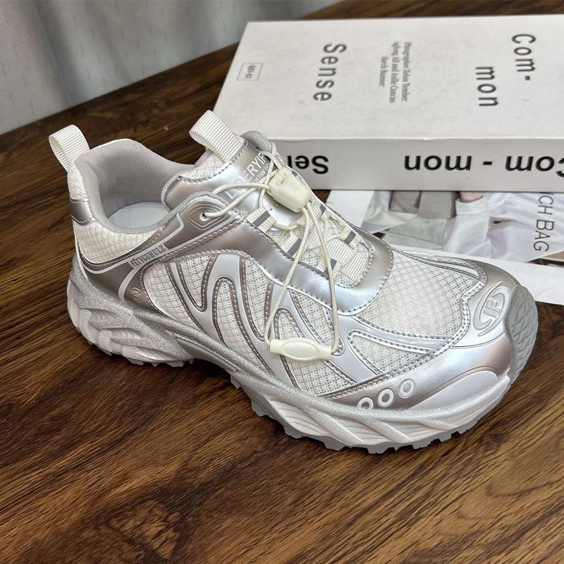 Leather platform German training shoes women's 2025 new popular shoes women's shoes sports shoes women's summer thin breathable mesh