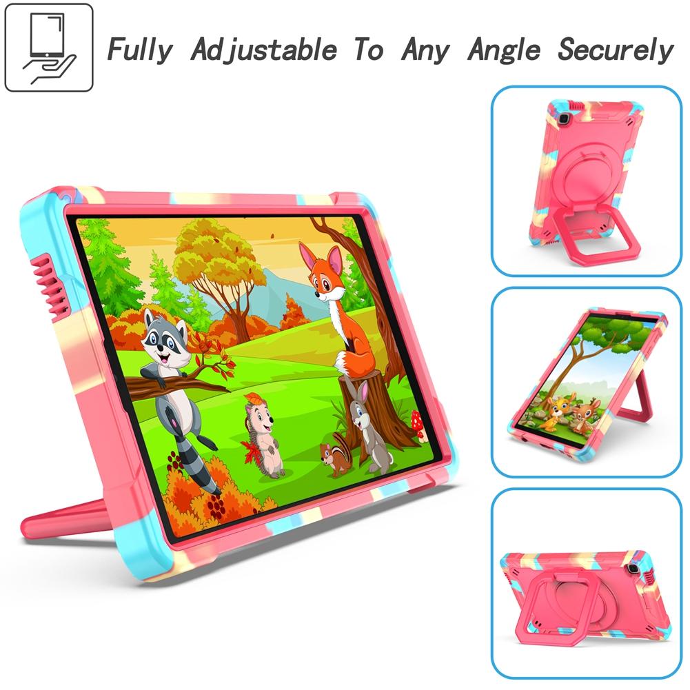 Tablet Cases Case For Samsung T220 T225 8.7 Inch Hand Ring Stand Kids Cover For Samsung Galaxy Tab A7 Lite 8.7 2021 Sm-t220 Sm-t225 Fundas