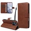 Wallet Case for Edge 70 Fusion+ 5G - Leather/PU, Brown, With Lanyard