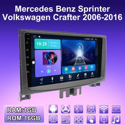 2 DIN Android Car Radio For Mercedes Benz Sprinter Volkswagen 2006-2016 Multimedia Player Head Unit Stereo GPS Navigation WIFI 1+16GB