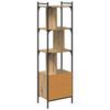 Bookshelf Artisan Oak 44.5 x 30 x 154.5 cm Particleboard