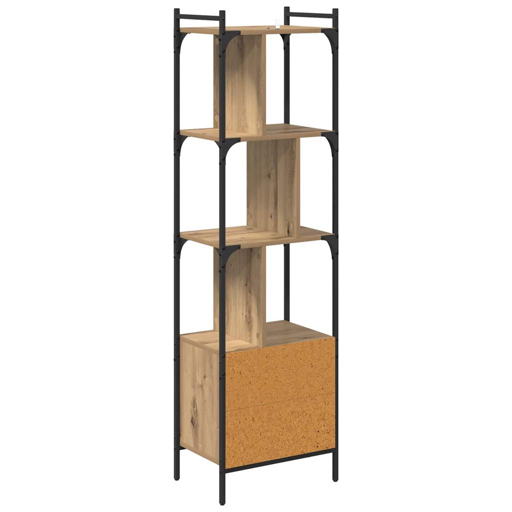 Bookshelf Artisan Oak 44.5 x 30 x 154.5 cm Particleboard