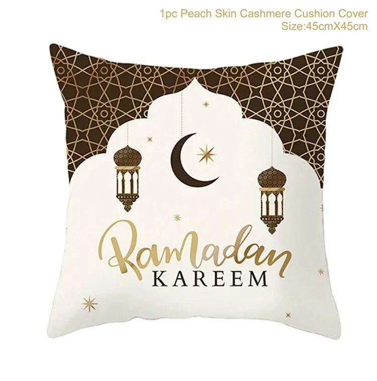 45x45 Cm Eid Cushion Cover Ramadan Decoration Home