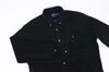 Polo Ralph Lauren Classic Fit Corduroy Long Sleeve Shirt with Embroidered Size Men's Button-Down Pony, 0103944-XL-BLACK [Used]