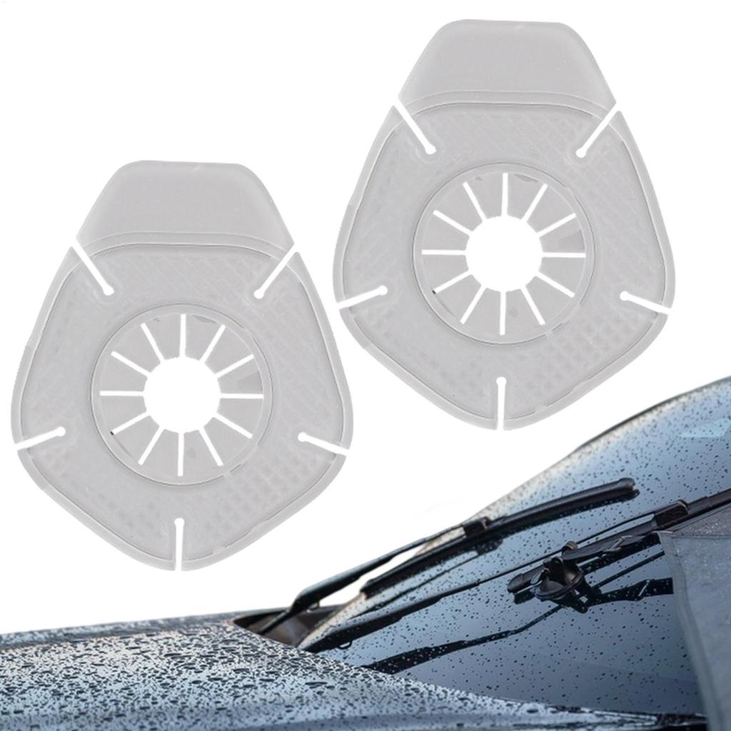 1 Pair PVC Car Windshield Wiper Arm Hole Protector Multi-Functional Automotive Exterior Replacement Part for Sedan