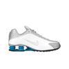 Shox R4 Kék Lagúna Férfi Cipők Fehér Metálos-Ezüst HQ1988-005