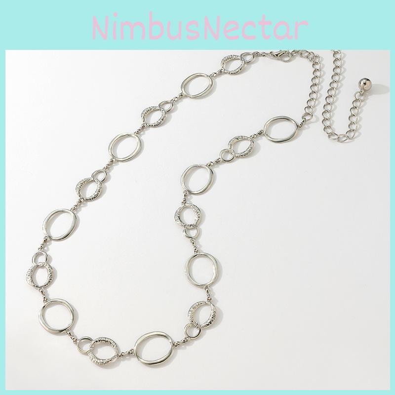Geometric Women Alloy Waist Chain With Adjustable Lobster Clasp Accessory Summer