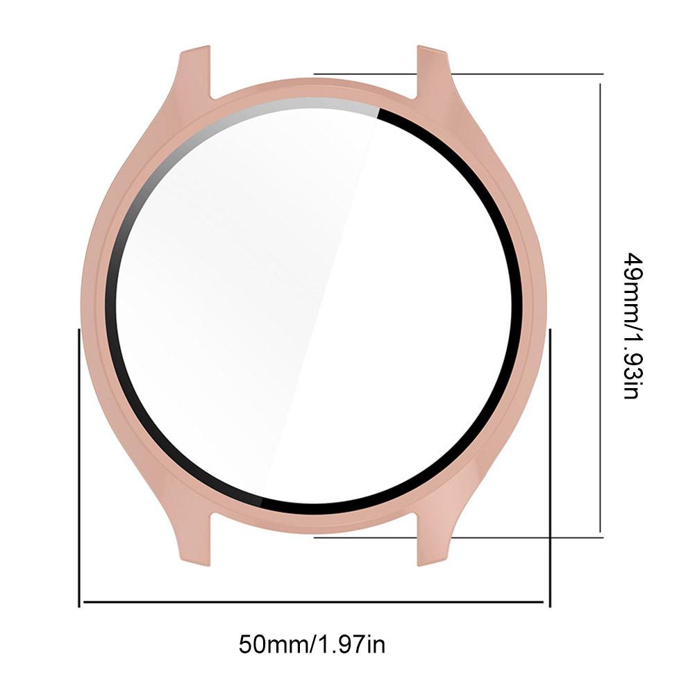 Hard PC Bumper Case +Tempered Glass Film Anti-Scratch Hard PC Bumper Full Cover Shell Screen Protector Case for Xiaomi Watch 2