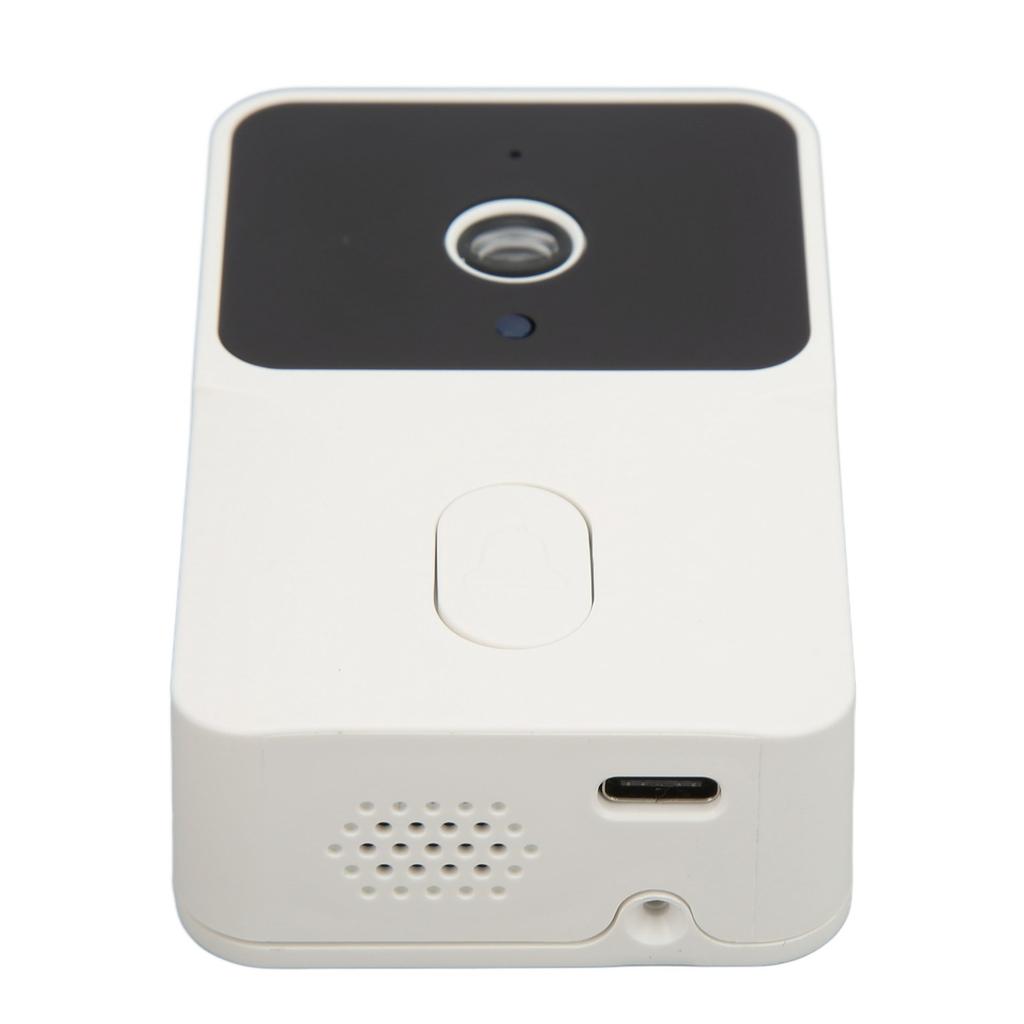 Sonnette vidéo sans fil avec caméra HD, vision nocturne, appel vocal bidirectionnel, sécurité, WiFi