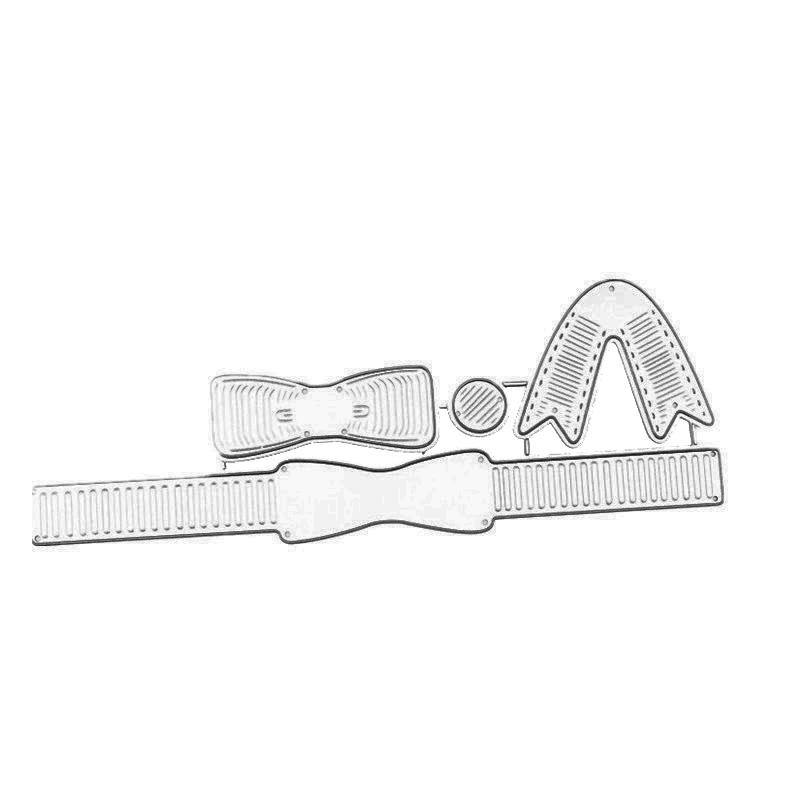 Bogen-Kunst-Muster, Metall, Stahl, Stanzformen, Schablonen, Scrapbooking, Basteln, 3D-DIY, Festival-Kartenherstellung