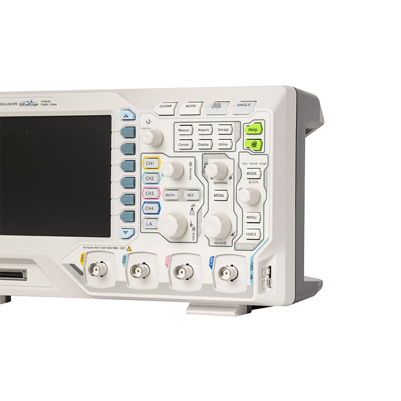 Osciloscopio Digital RIGOL DS1104Z Plus 4 canales analógicos 16 canales digitales ancho de banda de frecuencia 100MHz tasa de muestreo longitud de registro 24M puntos 8 bits