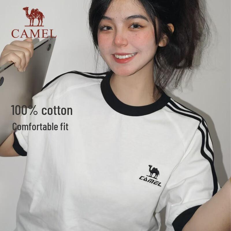 CAMEL Summer Cotton Short Sleeve T-Shirt S