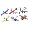 6x Alloy Metal Aircraft Model Diecast Airplane 1:64 Transport Aircrafts Models