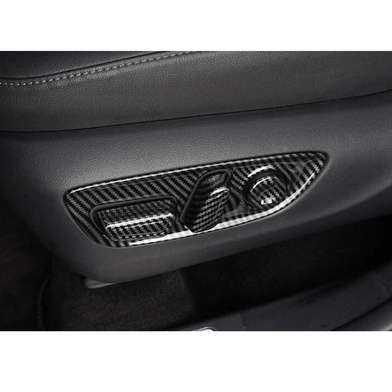 For Toyota Venza/Harrier    2024 ABS/Steel Car Seat Adjustment Switch Cover Decoration Frame Interior Accessories