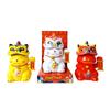 Lucky Cats Decoration Lucky Cat Nodding Solar Powered Solar Fortune Cat Statue Decorations Welcoming Cat Decor For Home Office